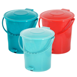 Plastic Pedal Waste Bin with Lid